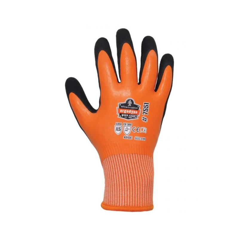 Ergodyne 7551 Latex Coated Gloves SafetyGloves Co Uk