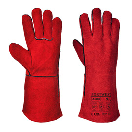 Red Gauntlet Gloves