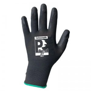 Predator Jet Black PUPL PU-Coated High-Dexterity Handling Gloves