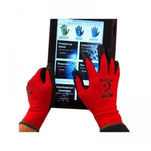 Predator Sensor TS1 Red PolyMax High Dexterity Touchsafe Handling Gloves