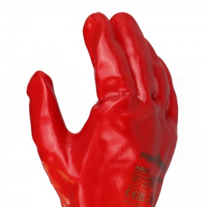 Portwest A400 Oil-Resistant PVC Red Gloves (Case of 144 Pairs)