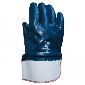 UCi Armanite Heavy Weight Nitrile Coated Gloves with Safety Cuff A827