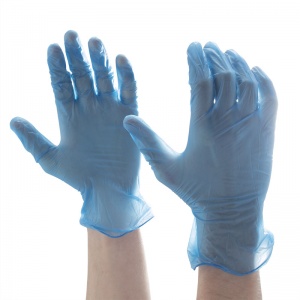 Aurelia Delight Blue PF Vinyl Gloves 38995-9