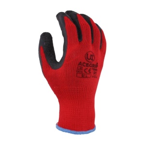 UCi AceGrip RP Latex-Coated Handling Grip Gloves (Red)