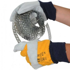 UCi Cotton Chrome Gloves With Yellow Backing USCCFKL