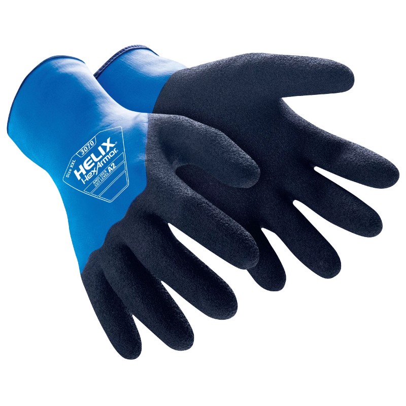 HexArmor Helix 3070 Water- and Heat-Resistant Latex Work Gloves