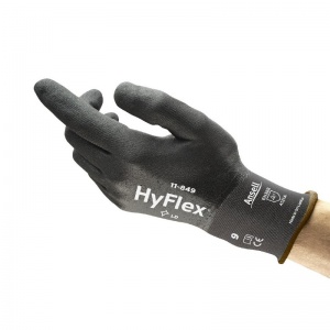 Ansell Hyflex 11-849 Nitrile-Dipped Industrial Grip Gloves