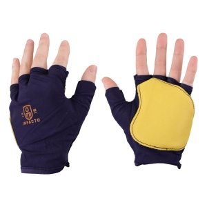 Impacto 501-20 Original Fingerless Anti-Vibration Leather Gloves