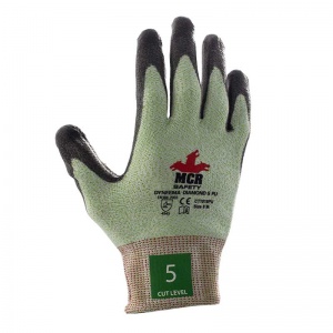 MCR Safety CT1018PU PU Coated Diamond Dyneema Cut Resistant Gloves