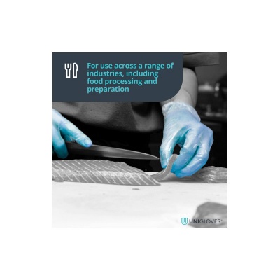 Unicare Food-Safe Disposable Powder-Free Vinyl Gloves