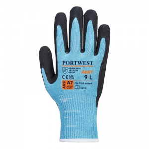 Portwest A667 Claymore AHR Blue and Black Cut Level F Gloves