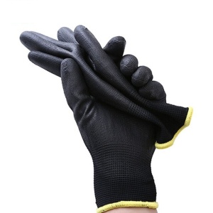 Supreme TTF 100BB PU Coated Handling Gloves (Black)