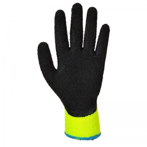 Portwest A143 Thermal Soft Grip Yellow and Black Gloves