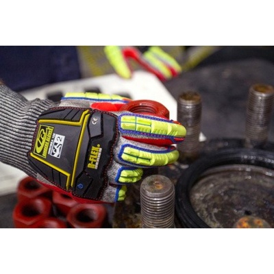 Ansell Ringers R-065 High-Vis Cut-Resistant Gloves