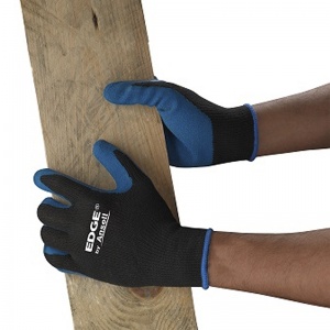 Ansell Edge 48-305 Palm Coated Polyester Handling Gloves