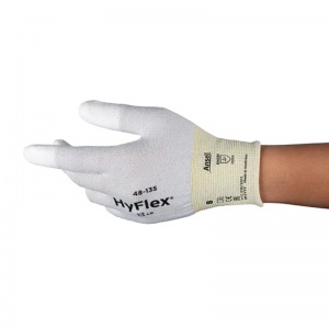 Ansell HyFlex 48-135 Coated-Fingertip Protective ESD Gloves