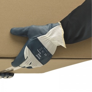 Ansell Hynit 32-815 Gunn Cut Nitrile Work Gloves