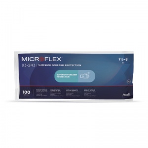 Ansell Microflex 93-243 Disposable Powder-Free Nitrile Gloves