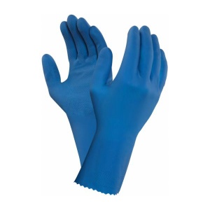 Ansell AlphaTec 87-315 Chemical-Resistant Latex Gauntlet Gloves