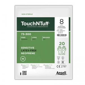 Ansell TouchNTuff 73-300 Disposable Neoprene Gloves