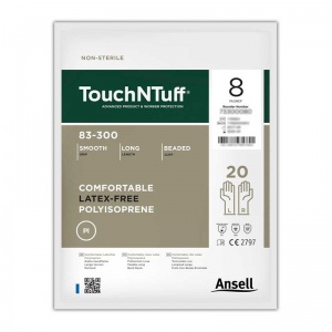 Ansell TouchNTuff 83-300 Disposable Polyisoprene Gloves