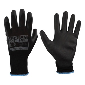 Aurelia 201 Black Polyester Maintenance Gloves