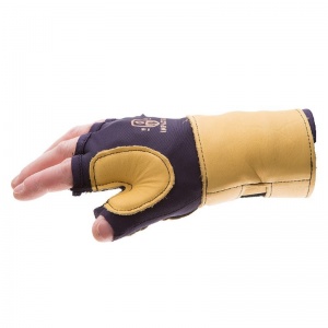 Impacto 704-20 Grain Leather Fingerless Gloves with Wrist Support