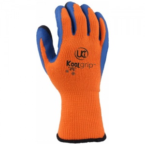 UCi KOOLgrip Hi-Vis Cold Handling Grip Gloves (Orange)