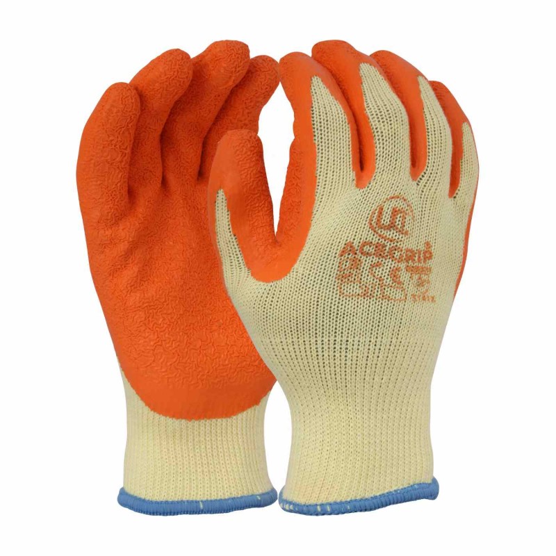 UCi AceGrip RP Latex-Coated Handling Grip Gloves (Orange)