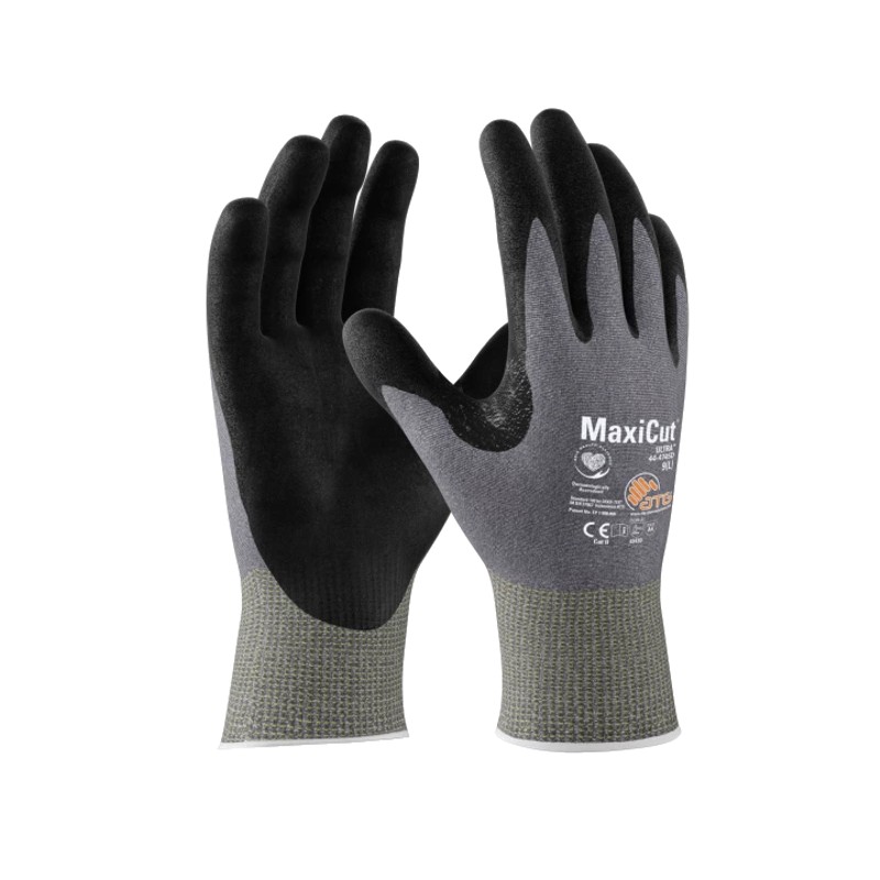 MaxiCut Ultra 44-4745D Level D Cut-Resistant Palm-Coated Grip Gloves