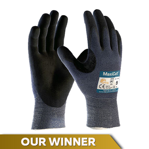 MaxiCut Ultra Level 5 Palm Coated Grip Gloves 44-3745