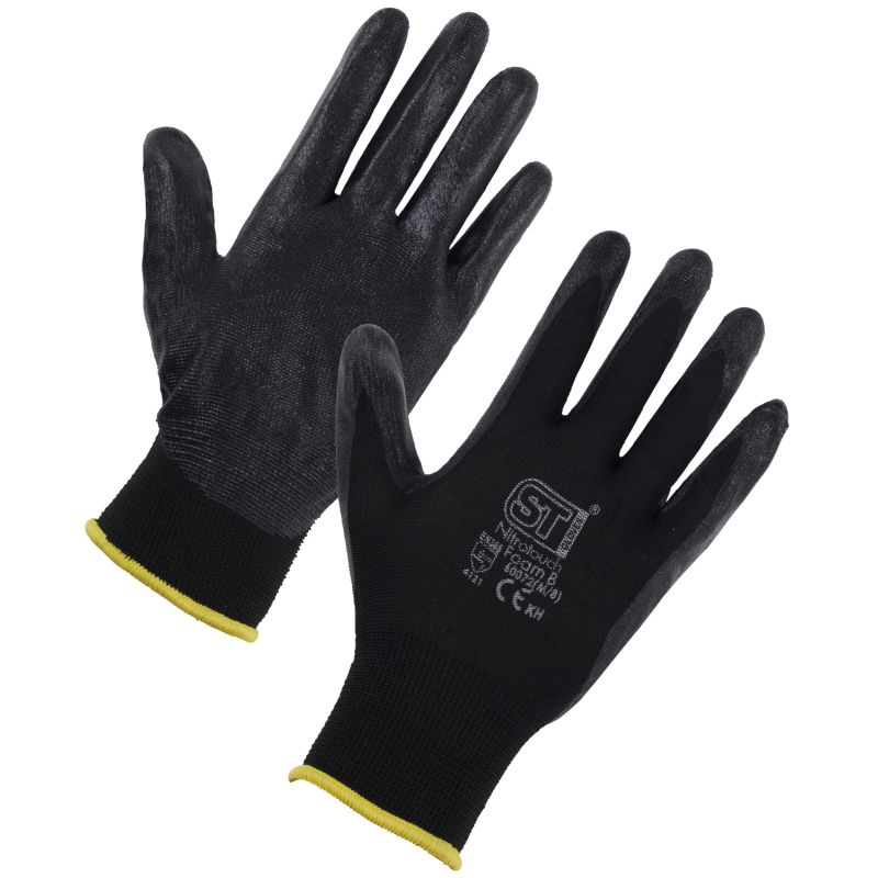 Supertouch Nitrotouch Foam Gloves 6008/6007/6006 - SafetyGloves.co.uk