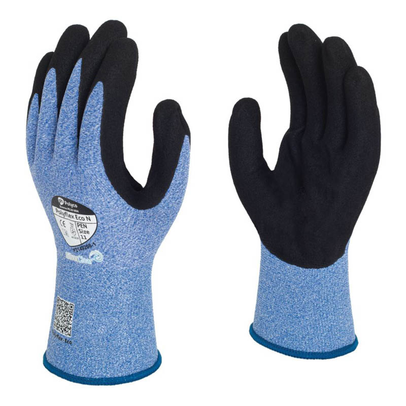 Polyco Polyflex Eco Nitrile-Coated Handling Gloves PEN