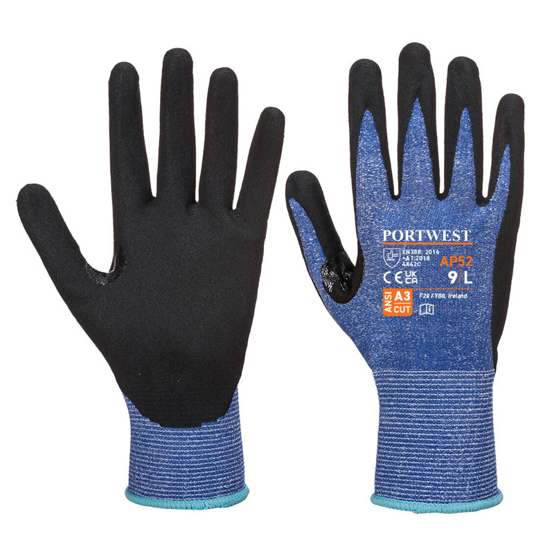 Portwest AP52 High Dexterity HPPE Wet Weather Handling Gloves