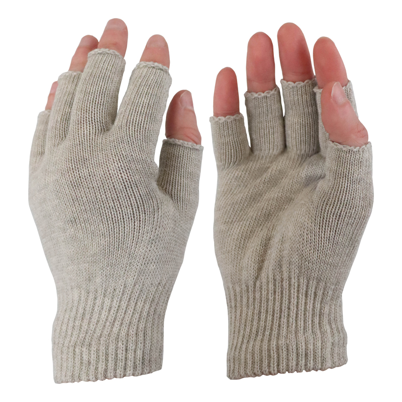 Raynaud s Disease Fingerless Silver Gloves SafetyGloves