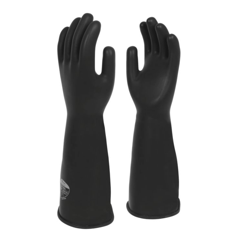 Shield GI/104 Gauntlet-Style Rubber Latex Chemical Gloves