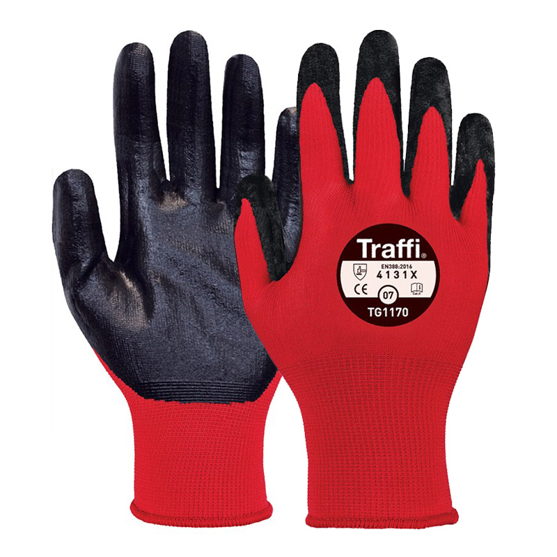 TraffiGlove TG1170 Nitric Cut 1 Gloves - SafetyGloves.co.uk