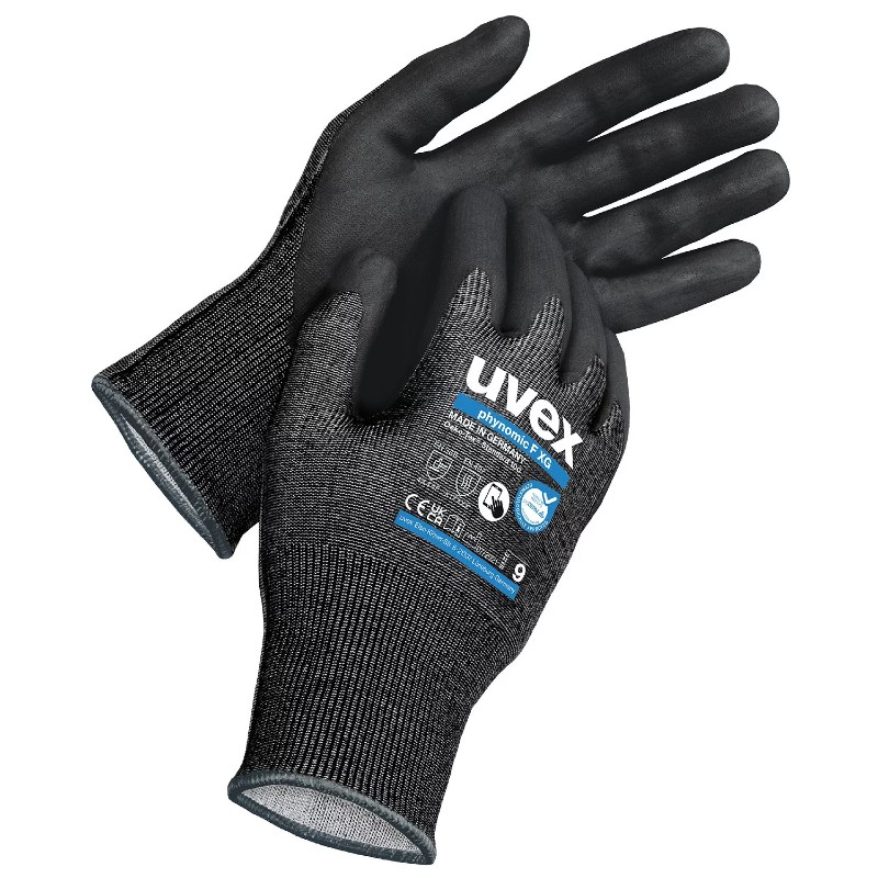 Uvex 60068 Phynomic F XG Cut Level F Heat-Resistant Work Gloves