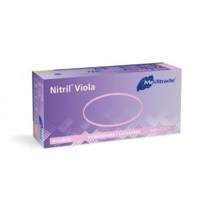 Meditrade Nitril Viola Purple Nitrile Examination Gloves (Box of 100)