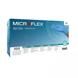 Ansell Microflex Versatility 92-134 Disposable Powder-Free Nitrile Gloves