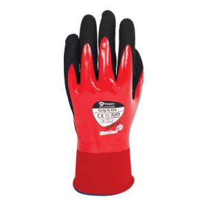 Polyco GIO Grip It Oil Resistant Nitrile Coated Safety Gloves