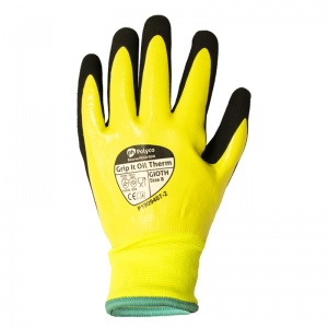 Polyco Grip It Oil Therm Hi-Vis Waterproof Thermal Winter Gloves GIOTH