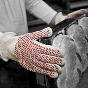 Polyco Hot Glove Oven Gloves with Fingers (28cm Cuff)