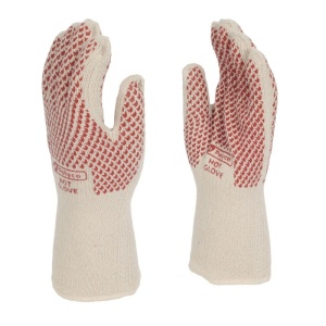 Polyco Hot Glove Oven Gloves with Fingers (34cm Cuff)