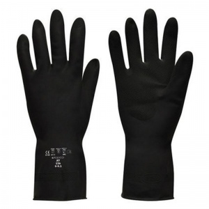 Polyco Jet Black Chemical Resistant Gloves - SafetyGloves.co.uk