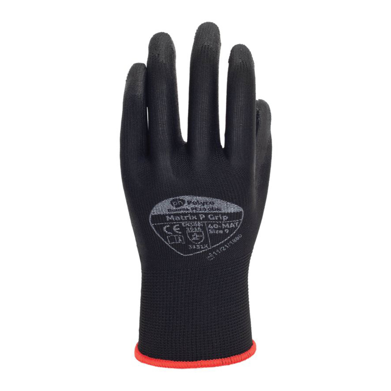 Polyco Matrix P Grip Black Safety Gloves 40-MAT