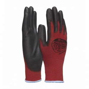 Polyco Matrix Red PU Work Gloves MRP