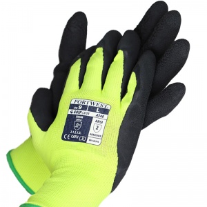 Portwest A340 Hi-Vis Grip Yellow Gloves