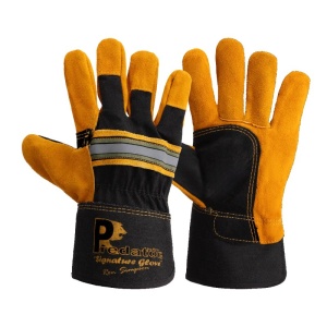 Predator Signature PRED1 Leather Tiger Rigger Gloves