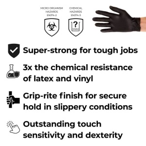 Black Mamba Disposable Nitrile Gloves BX-BMG